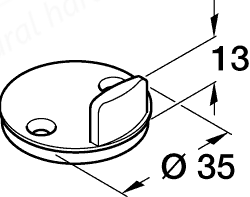 Single Guide Plastic Brown