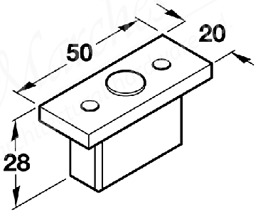 Bottom Guide For 20x20 Channel