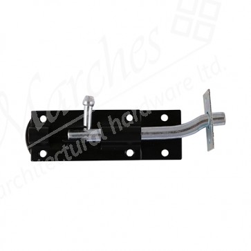 6" Black Cranked Bolt