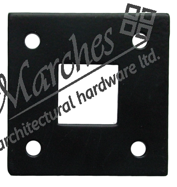 Floor Plate For Monkeytail Bolts - Black