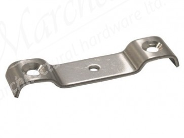 Flush Bolt Cross Strap - Stainless Steel