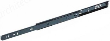 Accuride 2132 drawer runners, single extension, 35 kg capacity, black finish