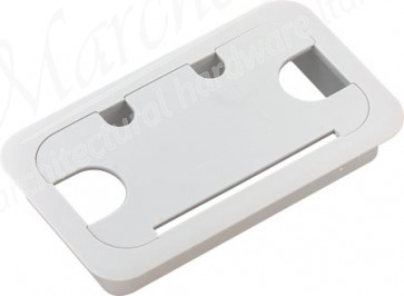 Rectangular cable outlets, 55 x 105 mm