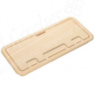 Cable Cover Rect 242x98mm Brwn