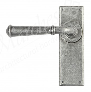 Regency Lever Latch Set - Pewter 