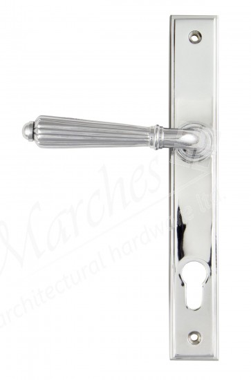 Hinton Slimline Lever Espag. Lock Set - Polished Chrome