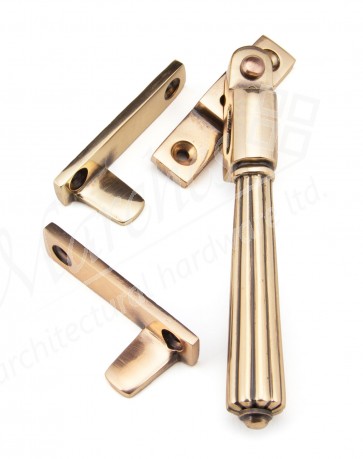 Hinton Night Vent Locking Fasteners - Polished Bronze