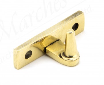 Cranked Casement Stay Pin - Aged Brass