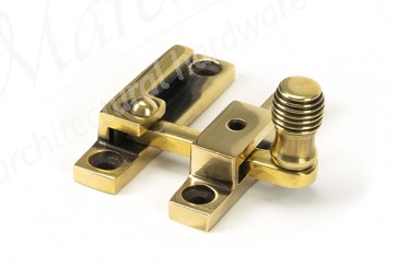 Narrow Beehive Quadrant Fastener - Aged Brass