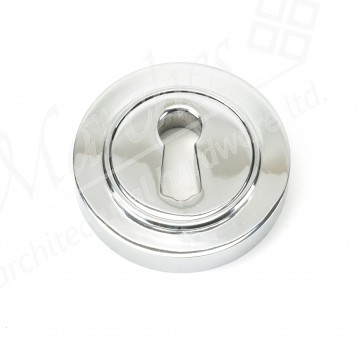 Round Escutcheon (Plain) - Polished Chrome