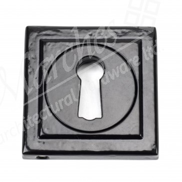 Black Round Escutcheon (Square)