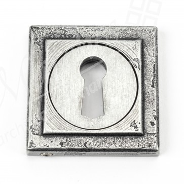 Pewter Round Escutcheon (Square)