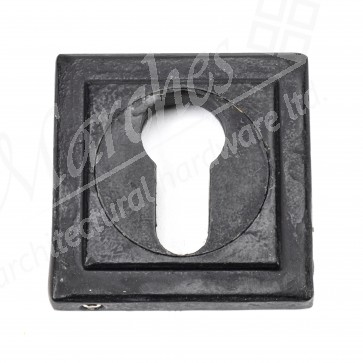 External Beeswax Round Euro Escutcheon (Square)