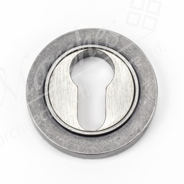 Pewter Round Euro Escutcheon (Plain)