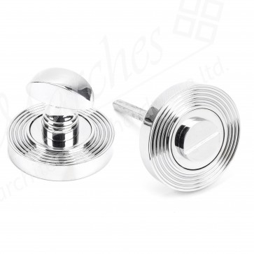 Round Thumbturn Set (Beehive) - Polished Chrome