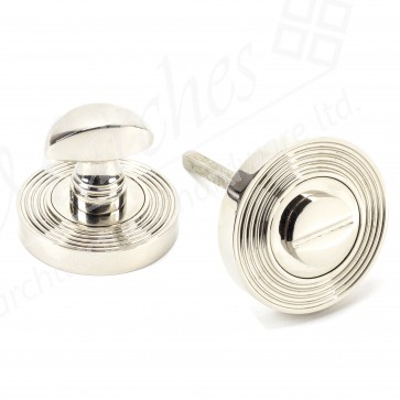 Round Thumbturn Set (Beehive) - Polished Nickel