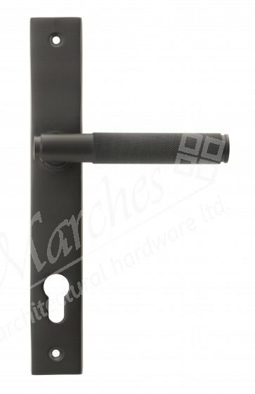 Aged Bronze Brompton Slimline Espag. Lock Set