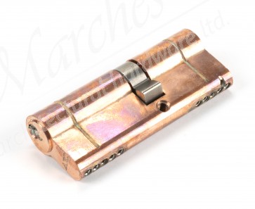 35/45 5pin Euro Cylinder - Polished Bronze