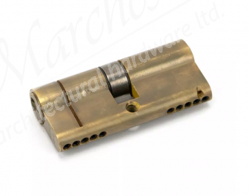 30/30 5pin Euro Cylinder - Aged Brass 