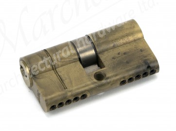 30/30 5pin Euro Cylinder KA - Aged Brass 