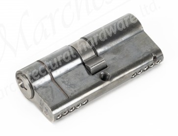 5pin Double Euro Cylinder Pewter - Various Sizes