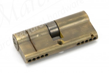 35/35 5pin Euro Cylinder KA - Aged Brass 