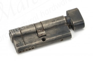 35/35 5pin Euro Cylinder/Thumbturn - Pewter 