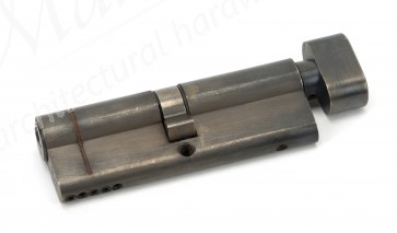 45/45 5pin Euro Cylinder/Thumbturn - Pewter