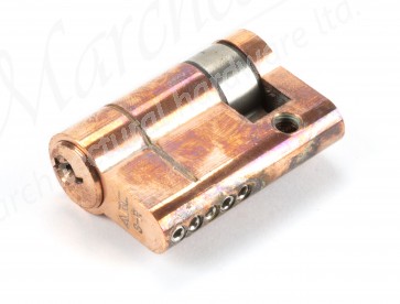 35/10 5pin Single Cylinder - Polished Bronze