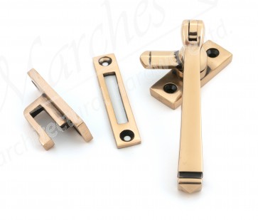 Polished Bronze Locking Avon Fastener