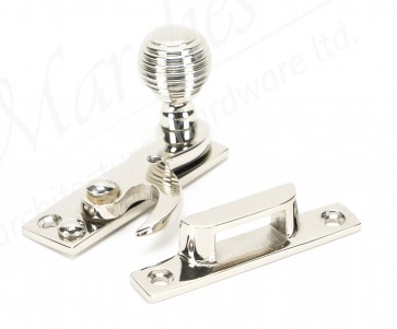 Polished Nickel Beehive Sash Hook Fastener