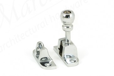 Mushroom Brighton Fastener (Radiused) - Polished Chrome