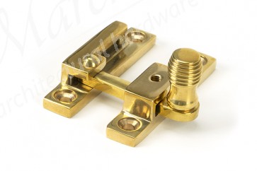 Narrow Beehive Quadrant Fastener - Polished Brass