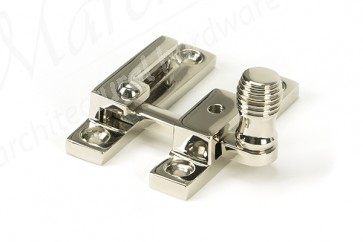 Narrow Beehive Quadrant Fastener - Polished Nickel