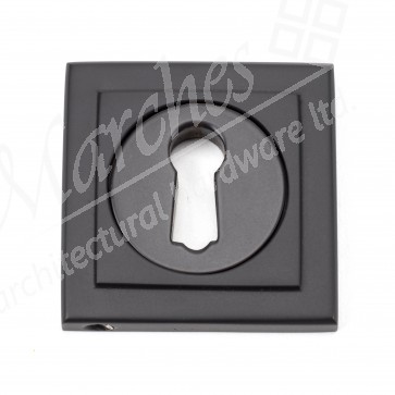 Round Escutcheon (Square) - Aged Bronze