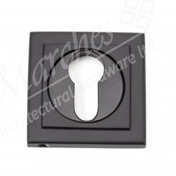 Round Euro Escutcheon (Square) - Aged Bronze