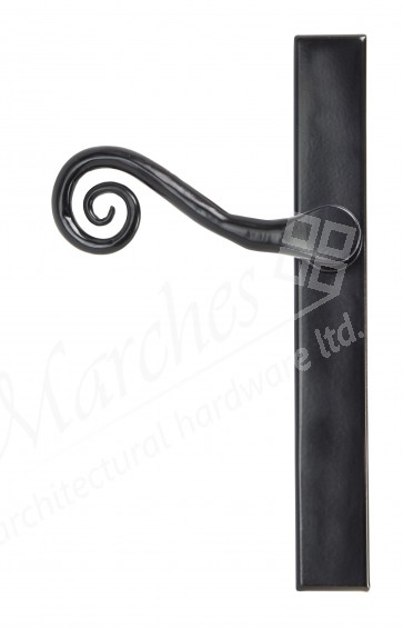 Monkeytail Slimline Lever Espag. Latch Set - LH - Black