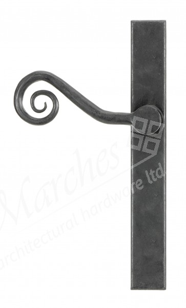 Monkeytail Slimline Lever Espag. Latch Set - LH - External Beeswax
