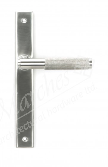 Brompton Slimline Lever Espag. Latch Set - Satin Marine SS (316)