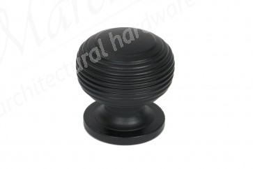 Beehive Cabinet Knob 30mm - Matt Black