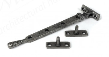 8" Hammered Newbury Stay - Pewter