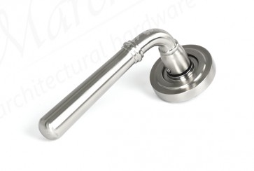 Newbury Lever on Rose Set (Art Deco) - Satin SS (316)