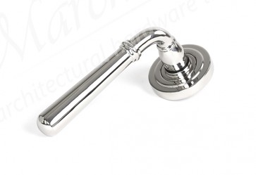 Newbury Lever on Rose Set (Art Deco) - Polished SS (316)