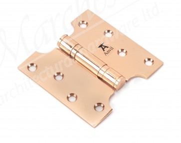 4" x 2" x 4"  Parliament Hinge (pair) SS - Polished Bronze