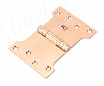 4" x 4" x 6"  Parliament Hinge (pair) SS - Polished Bronze