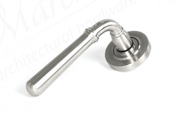 Newbury Lever on Rose Set (Plain) Unsprung - Satin SS (316)