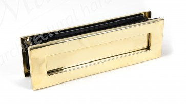 Traditional Letterbox - Polished Brass