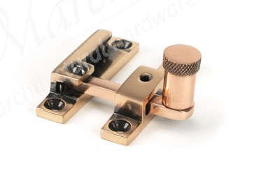 Narrow Brompton Quadrant Fastener - Polished Bronze