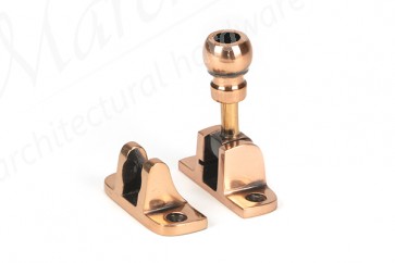 Mushroom Brighton Fastener (Radiused) - Polished Bronze