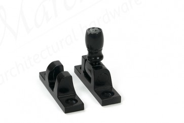 Mushroom Brighton Fastener - Narrow (Square) - Black